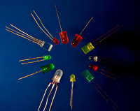 Light Emmiting Diodes Red, Yellow Green, and Tricolour